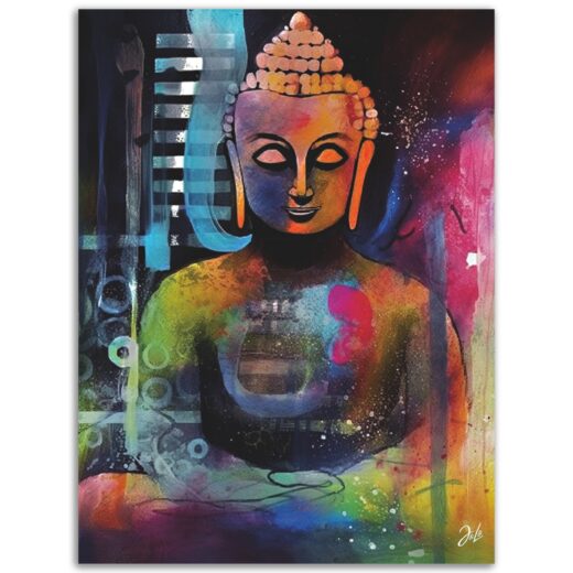 Meditation Budha poster wall art poster print by JoloCreative